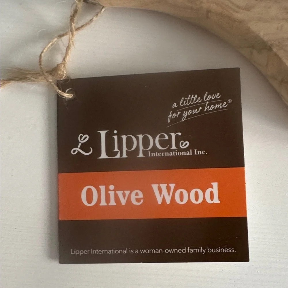 Natural Olive Wood Lipper International Asymmetrical Board NWT